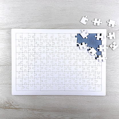 126 Pieces Blank Jigsaw Puzzles For Drawing Or Painting - Pack Of 5