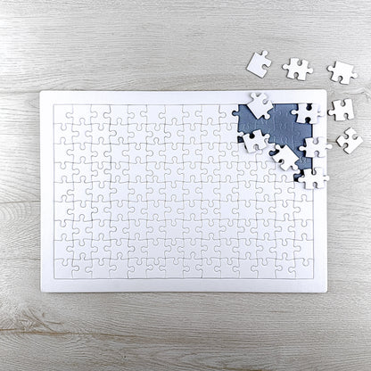 126 Pieces Blank Jigsaw Puzzles For Drawing Or Painting - Pack Of 5