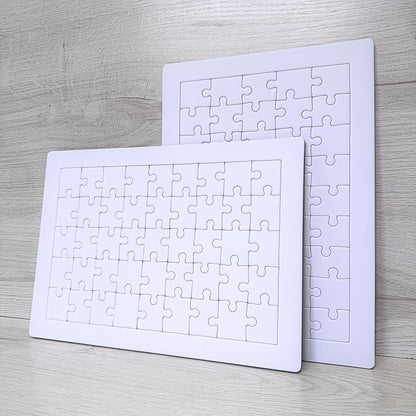 45 Pieces Blank Jigsaw Puzzles For Drawing Or Painting - Pack Of 10